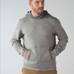 Lululemon Sundown Hoodie Heathered Black / Heathered Slate Mens Size Medium